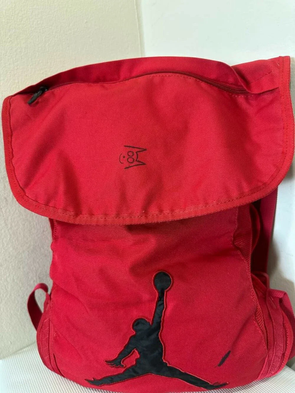Jordan Jumpman Drawstring Backpack|Prominent Black Logo and a Top-loading Design